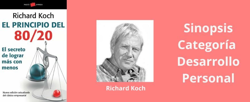 Carátula del libro El principio del 80-20 de Richard Koch.