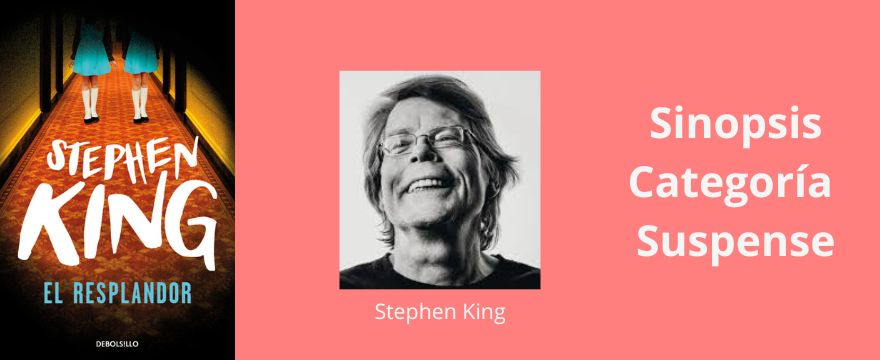 Carátula del libro El resplandor de Stephen King.