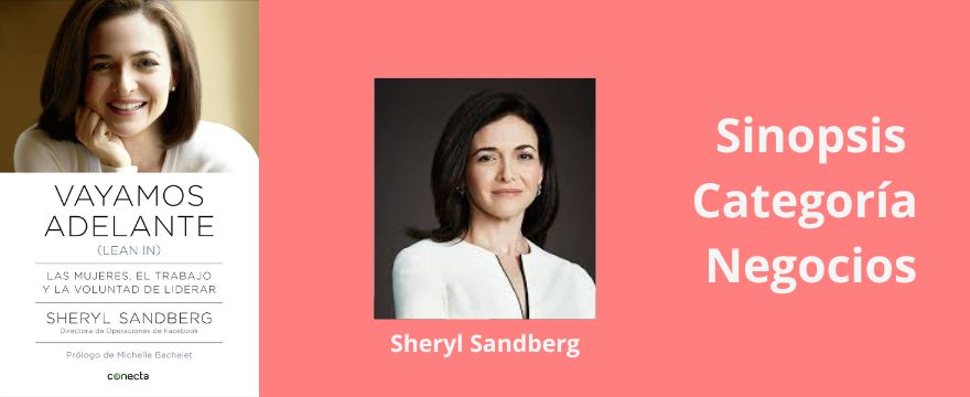 Carátula del libro Vayamos adelante de Sheryl Sandberg.